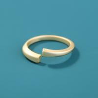 Brass Cuff Finger Ring, gold color plated, Adjustable & Unisex 
