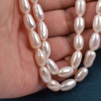 Rice Cultured Freshwater Pearl Beads, Teardrop, DIY, white Inch 