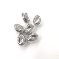 CCB Plastic Beads, Copper Coated Plastic, platinum color plated, DIY Approx 1.9mm 
