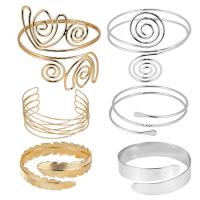 aleación de zinc Brazalete de brazo, Ajustable & Joyería & unisexo & hueco, más colores para la opción, 8.5cmu30015.5cmu30017.5cmu30018.2cmu30018cmu30017.5cm, Vendido por Set