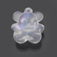 Transparent Acrylic Pendants, Bear, Unisex, clear Approx 1.5mm, Approx 