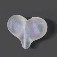 Transparent Acrylic Beads, Heart, DIY, clear Approx 1mm, Approx 