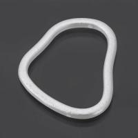 Acrylic Linking Ring, DIY & hollow, white Approx 1.5mm, Approx 