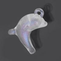 Transparent Acrylic Pendants, Dolphin, Unisex, clear Approx 2mm, Approx 