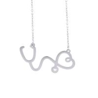 Stainless Steel Jewelry Necklace, 304 Stainless Steel, with 1.97inch extender chain, fashion jewelry & Unisex, original color Approx 17.72 Inch 