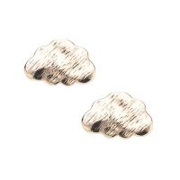 Brass Earring Drop Component, Cloud, gold color plated, fashion jewelry & for woman, 14mm 