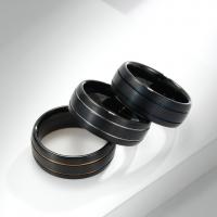 Acero de tungsteno anillo, pulido, Joyería & diverso tamaño para la opción & para hombre, más colores para la opción, 8mm, Vendido por UD