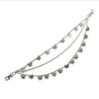 Zinc Alloy Waist Chain, Butterfly, plated, three layers & fashion jewelry & for woman cm, 45 cm, 53 cm 
