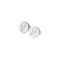 Stainless Steel Stud Earring, Round, polished, fashion jewelry & for woman, original color, 11mm 