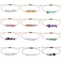Gemstone Bracelets, Nylon, with Gemstone, fashion jewelry & for woman cm 