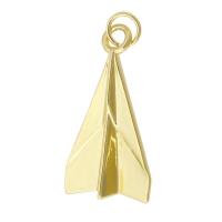 Brass Jewelry Pendants, gold color plated, fashion jewelry & for woman, golden 