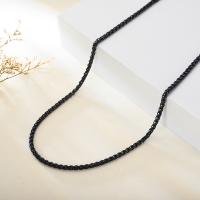 304 Stainless Steel Necklace, Vacuum Ion Plating, fashion jewelry & for man 3mm Approx 23.62 Inch 