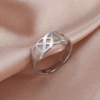 Stainless Steel Finger Ring, 304 Stainless Steel, Vacuum Ion Plating, fashion jewelry & Unisex 7*20mm,2.7*1mm 