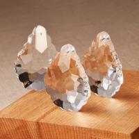 joyas de colgante de cristal de corazón, Bricolaje & facetas, más colores para la opción, 36x48mm, Vendido por UD