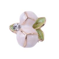 Zinc Alloy Hair Accessories DIY Findings, with Resin & Plastic Pearl, rack plating & with rhinestone 
