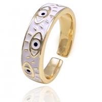 Латунь Манжеты палец кольцо, плакирован золотом, Мужская & разные стили для выбора, Много цветов для выбора, продается PC