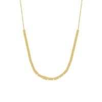 Titanium Steel Jewelry Necklace, real gold plated, fashion jewelry & for woman, 465mm 