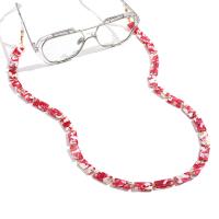 Acrylic Glasses Chain, with Zinc Alloy, gold color plated, Unisex 700mm Approx 27.55 Inch 