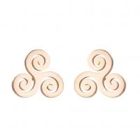 Stainless Steel Stud Earring, Vacuum Plating, fashion jewelry & for woman 