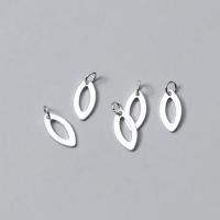 Sterling Silver Pendants, 925 Sterling Silver, polished, DIY & hollow, silver color 