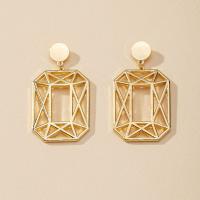 Zinc Alloy Drop Earring, plated, for woman & hollow 