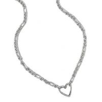 Zinc Alloy Necklace, platinum color plated, for woman Approx 18.50 Inch 