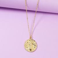 Zinc Alloy Necklace, plated, for woman Approx 20.47 Inch 