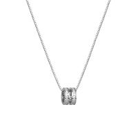 collier de Stras en alliage Zinc, alliage de zinc, avec 1.97inch chaînes de rallonge, Plaqué de platine, bijoux de mode & pour femme & avec strass Environ 15.75 pouce, Vendu par PC