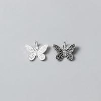 Sterling Silver Animal Pendants, 925 Sterling Silver, Butterfly, DIY & matte 