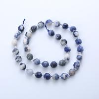 Sodalite Beads, with Seedbead, Lantern, polished, DIY & faceted, blue Approx 14.96 Inch 