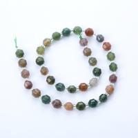 Jade Rainbow Bead, with Seedbead, Lantern, polished, DIY & faceted, mixed colors Approx 14.96 Inch 