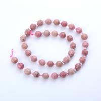 Бусины из известняка , Зернистый камень, с Seedbead, Лампа, полированный, DIY & разный размер для выбора & граненый, розовый, длина:Приблизительно 14.96 дюймовый, продается Strand
