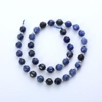 Sodalite Beads, with Seedbead, Lantern, polished, DIY & faceted, blue Approx 14.96 Inch 