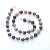 Rhodonit Perlen, mit Seedbead, Laterne, poliert, DIY & verschiedene Größen vorhanden & facettierte, gemischte Farben, Länge:ca. 14.96 ZollInch, verkauft von Strang
