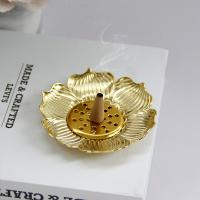 Buy Incense Holder and Burner in Bulk , Iron, half handmade, for home and office & durable, golden 