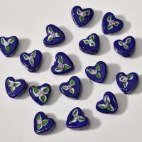 Lampwork Beads, Heart, stoving varnish, DIY Approx 1.8mm 