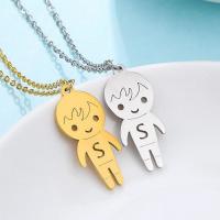304 Stainless Steel Necklace, with 1.97inch extender chain, Boy, Vacuum Ion Plating, fashion jewelry & for man Approx 17.72 Inch 