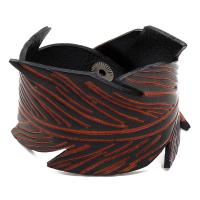 Cowhide Bracelets, with Iron, fashion jewelry & Unisex 