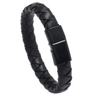 PU Schnur Armbänder, PU Leder, mit Zinklegierung, plattiert, Modeschmuck & unisex, keine, 205x11mm, verkauft von PC