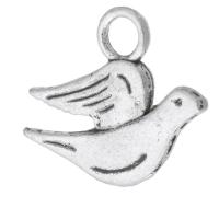 Zinklegierung Tier Anhänger, Vogel, plattiert, unisex, keine, 20x17x2mm, Bohrung:ca. 3mm, verkauft von kg