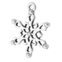 Zinc Alloy Hollow Pendants, Snowflake, plated, Unisex Approx 1mm 