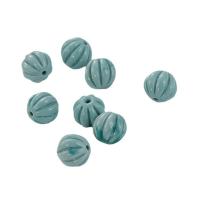 Synthetic Turquoise Beads, Pumpkin, DIY 10mm,12mm Approx 1.8mm 