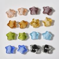 Abalorios de Cristal Murano hecho a mano, Cristal de murano, Estrella, Bricolaje, más colores para la opción, 15x15mm, agujero:aproximado 1.8mm, Vendido por UD
