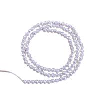 Round Cultured Freshwater Pearl Beads, DIY, white, 3-4mm Approx 13 Inch, Approx 