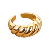Brass Open Finger Ring, plated, fashion jewelry & for woman 8.8mm 