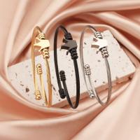 Bracelet en acier inoxydable, Acier inoxydable 304, bijoux de mode & pour femme, plus de couleurs à choisir, 2.5mm,58mm, Vendu par PC