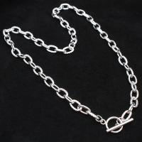 304 Stainless Steel Necklace, polished, fashion jewelry & for man, original color, 8.5mm Approx 24.02 Inch 
