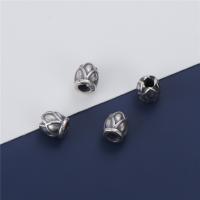 Perles intercalaires en argent , Argent sterling 925, Lotus, Vintage & DIY Environ 2mm, Vendu par PC