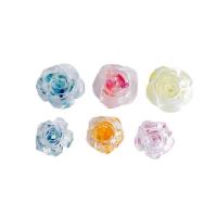 Polymer Clay Nagel Kunst, Harz, Rose, DIY & verschiedene Größen vorhanden, keine, ca. 100PCs/Tasche, verkauft von Tasche