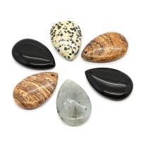 Joyas de piedras preciosas colgante, Piedra natural, Gota, diferentes materiales para la opción & unisexo, más colores para la opción, 25x38mm, Vendido por UD